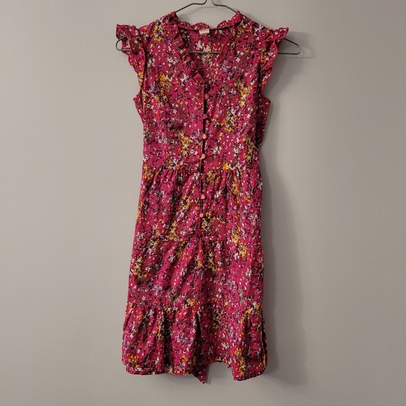 Chillipop Girls Pretty Floral Dress Size 14/16 - Picture 2 of 12